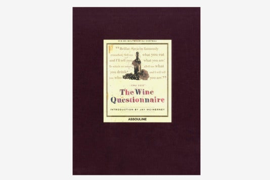 Wine Questionnaire book.